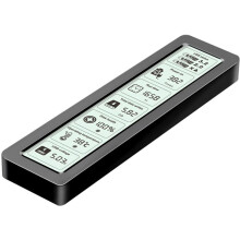 M.2 SSD Case NVME  SSD Enclosure 10Gbps M.2 to USB 3.2 Type C Intelligent Digital Display External SSD Box Black