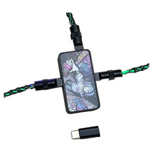 8K-Toetsenbordkabel, Gaming-Datakabel, USB-Hub, Ingebouwd Scherm, Gamingbureau, Essentia voor E-Sports, Hub, Bureau-Opstelling, 8000Hz
