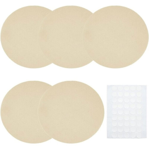 5pcs Lamp Shade Diffuser Fabric Lampshade Replacement with Plastic Stickers,for Downlight Spotlights 6.3 Inch B