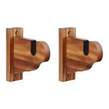Soporte de Madera para Monopatín, 2 Piezas, Soporte de Pared para Garaje con Agujeros Preperforados, Soporte para Monopatín Que Ahorra Espacio,