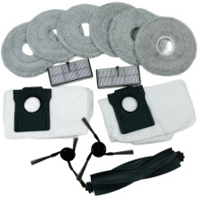 Accessoires voor de voor Stofzuigerrobot, Geschikt voor de voor X40 Master: HEPA-Filter, Hoofdborstel, Zijborstel, Dweil, Stofzak