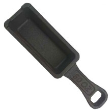Molde de Lingotes de Hierro Fundido de 50 Onzas Troy con Asa para Fundición de Metales, Diseñado para Fundir, Fundir y Refinar Oro de 50 Onzas.