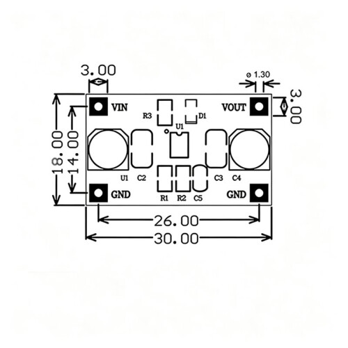 LT3042 Single Supply Linear Regulator Module Low Noise Low Ripple RF Power Supply Module High Precision Analog 5V 2