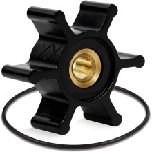 Turbine en Néoprène pour Pompe de Transfert pour M18, Joint Torique 49-16-2771 Inclus, Noyau en Laiton Renforcé et Néoprène Résistant à