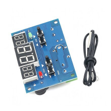 Termostato Digitale Intelligente XH-W1401 con Controllo Della Temperatura, Impostazione del Limite Superiore e Inferiore, Tripla Finestra e Display