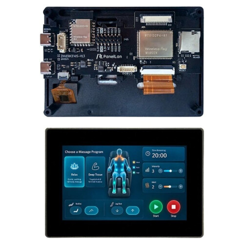 Scheda di Sviluppo ESP32-P4 + ESP32-C5 con Display Touch IPS da 4,3 Pollici 480x800, WiFi6, BLE5, Zigbee e Supporto Multithread. 2