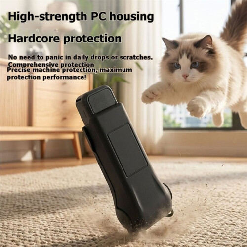 Full Protective Case for  Osmo Pocket 4 / Pocket 3 Shell Flip Cover Portable Protector Shockproof Black 2