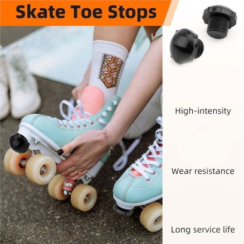 Toe Plugs for Dance Plugs for Roller Skates,5/8" Imperial Thread Toe Stop Replacements,Roller Skating,Most Skate Plates