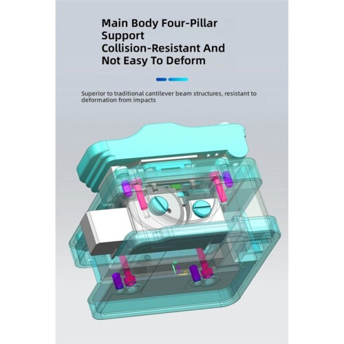 Universal High-Precision Fiber Optic Cleaver Compatible with Hot-Melt and Cold-Splice Methods DropResistant Tool A 1