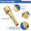 2 Pezzi 87466 Prolunga per Rubinetto, Prolunga In Ottone per Rubinetti da Vasca, Ricambi per Riparazione 4
