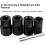 5Pcs Damaged Nut Extractor Set Broken Bolt and Nut Remover 17/19/21/22mm Screw Extractor Socket Wheel Nut Removal Tool 2