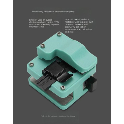 Universal High-Precision Fiber Optic Cleaver Compatible with Hot-Melt and Cold-Splice Methods DropResistant Tool B 2