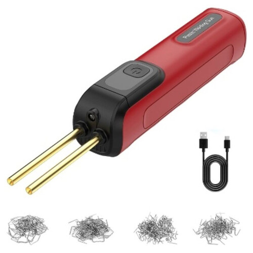 USB Rechargeable Car Bumper Repair Welding Machine Plastic  Tool Cordless Plastic  Hot Stapler