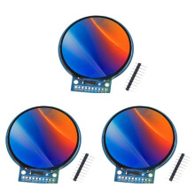 3 St 2,1 Tums TFT LCD-Displaymodul GC9B72 Drivkrets 360x360 SPI Cirkulär Färgrund Skärm för