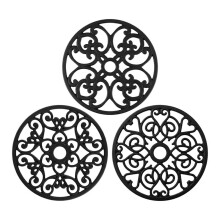 Silikonfoder för Airfryer - Värmebeständiga Bakmattor för Airfryer, Ugn, Mikrovågsugn - 3-Pack