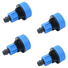 Vanne de Purge à Écrou de Blocage de 16 mm pour Micro-Asperseurs, Tuyaux D'Irrigation Goutte à Goutte et Bouchon de Purge pour Tuyau D'Arrosage