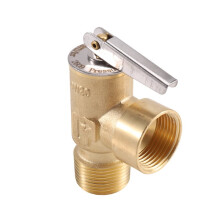 Überdruckventil Aus Messing, Kessel-Überdruckventil mit 3/4"-NPT-Gewinde, für Warm- und Kaltwassersysteme (150 Psi)