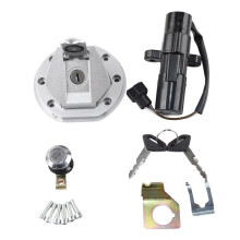 Kit Completo di Serrature per Moto, Serratura 'Interruttore di Accensione, Serratura del Tappo del Serbatoio, Ricambi per Moto per Bajaj