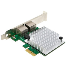PCI-E Dual-Port Gigabit Network Card RTL8111H 10/100/1000M Gigabit LAN Card Vision Capture Card for WIN10/11 Linux