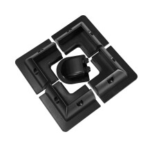 Solar Panel Mounting Bracket Kit for RV Roof Photovoltaic Solar Panel Fixing Accessories Black