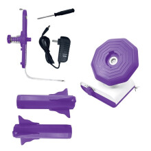 5.0 Upgraded Electric Yarn Winder, Dual Roller, for Crocheting Super Strong Tension Ideal for Home Studio US Plug