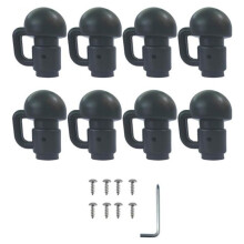 1 Ensemble de Protections pour Poteaux de Trampoline, Embouts de Poteaux et de Barres de Trampoline, Capuchons pour Tubes