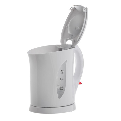 Fine Elements 1L Mini Kettle Cordless 1400W Rapid Boil Student Room White 2
