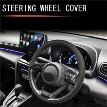 Car Steering Wheel Cover Anti-Slip Steering Wheel Cover Interior Accessories for Yaris Yaris