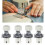 4PCS Industrial Sewing Machine Thread Clamp Assembly Metal Tension Regulator for Old Machines 6