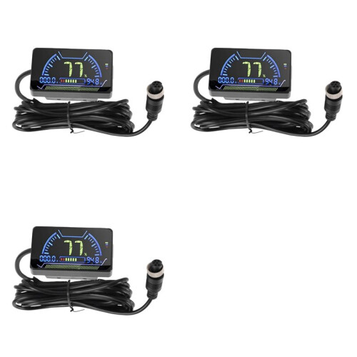 3X Acessório BMS Tela LCD de 2 Polegadas com Monitor de Interruptor Ativo para JK  BMS