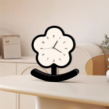 Charming Floral Pendulum Clock Decorative Timepiece for Home