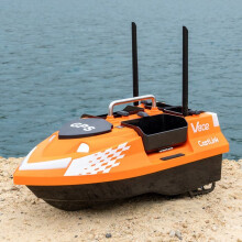 Boot Aas Flytek V802 Pro GPS Dubbele Antenne, 160 Punten, 4 Hopper, 500m, 250m/min, Zwart/Oranje