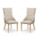Set Of 2 Loire Button Back Chairs 2