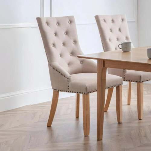 Set Of 2 Loire Button Back Chairs