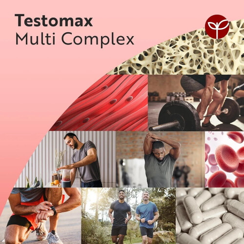 Testo Booster 120 Capsules Zinc Maca Ginseng 2