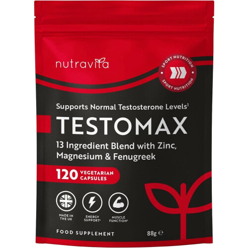 Testo Booster 120 Capsules Zinc Maca Ginseng