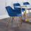 Set Of 2 Lorenzo Dining Chairs - Blue 1