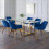 Set Of 2 Lorenzo Dining Chairs - Blue 3