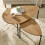 Lorette Oak Effect Nest of 2 Coffee Tables 5