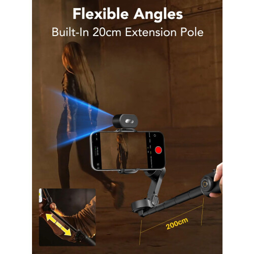 AOCHUAN Smart X2 AI Gimbal Stabilizer 3-Axis OLED Gimbal Face Tracking Black 2
