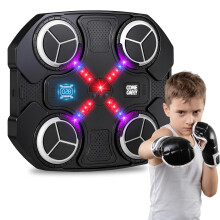 Music Boxing Machine for Kids with Boxing Glove, Wall Mounted Bluetooth Punching Machine Boxing Training Workout Exercise Equipment, Birthday Gifts T
