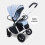 My Babiie MB450 Pushchair - Steel Blue 5