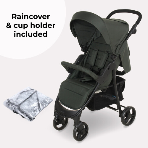 My Babiie MB30 Plus Pushchair - Forest Green 2