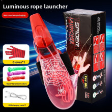 (Red)Led Night Glow Slingshot With Recoil Function For Cosplay And Play