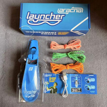 (Blue)Led Night Glow Slingshot With Recoil Function For Cosplay And Play