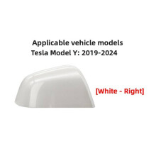 (White Right)Für 1924 Tesla Model Y Außenspiegelgehäuse mit ABS Material und einfacher Montage