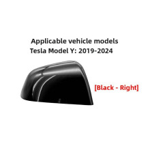 (Black Right)For 1924 Tesla Model Y Exterior Mirror Housing With Abs Material And Simple Installation