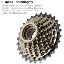 (8 Speed Position Teeth)Mountain Bike Freewheel With Steel Teeth For Reliable Gear Transition And Enhanced Durability