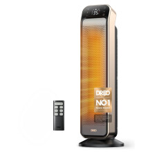 Dreo Space Heater for Indoor Use, 63.5 cm 3.5 m/s Fast Electric Heater with Remote and Thermostat, 3 Modes, Overheating & Tip-Over Protection