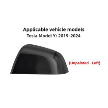 (Unpainted Left)For 1924 Tesla Model Y Exterior Mirror Housing With Abs Material And Simple Installation